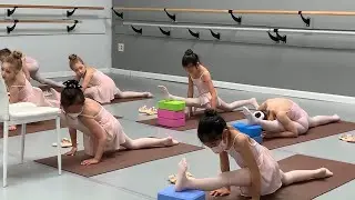 15 min stretch for splits and exercises - how to do it for beginners dancers; part 2, Girls 5-7 yo