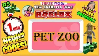 ⏱️ 🐾 Roblox Pet Zoo Codes in ⏱️ 60 Seconds   ✨ 🐾 All new update codes