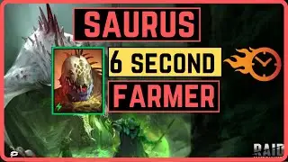 6 SECOND CAMPAIGN FARMER | SAURUS | RAID SHADOW LEGENDS