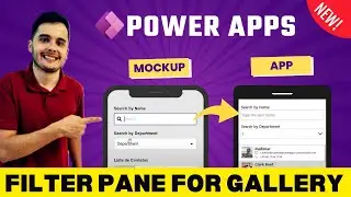 Creating a filter pane to filter a Gallery in Power Apps with Text and Dropdown