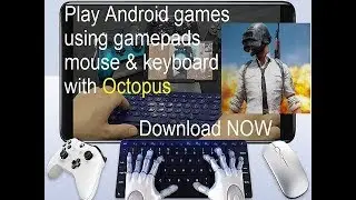 Phoenix OS Key Mapping Octopus App For All X86 Android Operating System Play PUBG Games