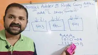 Parallel Adder || Ripple Carry Adder || Digital Logic Design || Digital Electronics || DLD || DE