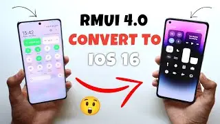 Realme UI 4.0 Convert to IOS 16 Complete UI | Install IOS Any Realme & Oppo Device 🔥🔥