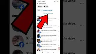 How To Delete Facebook Watch Videos History #Shorts#DeleteFacebookWatchHistory#Facebook#