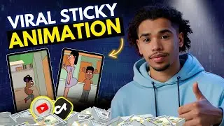 How to Create Viral Sticky Animation Videos Using Ai ( Earn $7000 ) Youtube Automation
