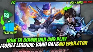 How to Download and Play Mobile Legends Bang Bang in Pc Without Emualtor (Google Play Games BETA✔️)