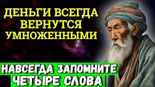 Скажите эти 4 СЛОВА и ДЕНЬГИ вернутся приумноженными.Управляй Мыслями,чтобы привлечь Денежные Потоки