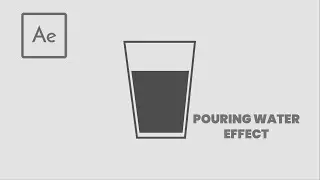 Pouring Water Effect | After Effects tutorial