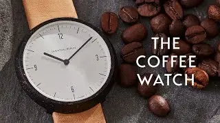 The Coffee Watch: Premium design, made from recycled coffee