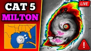 🔴 BREAKING Major Hurricane Milton Update - Catastrophic Impacts In Florida - 24 Hours Till Landfall