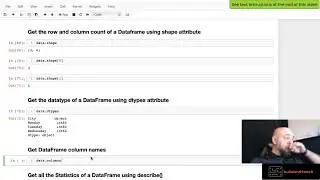 Analyze a Pandas DataFrames Attributes