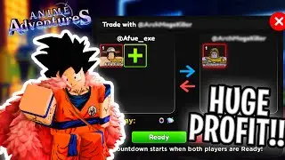 TRADE JOURNEY TO DIO [OVER HEAVEN] IN ANIME ADVENTURES!!