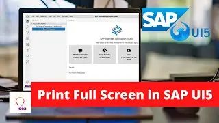 Print Full Screen in SAP UI5 | How to print UI5 page?