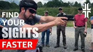 Shooting Tip: Find your Pistol Sights FASTER