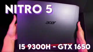 UNBOXING e IMPRESSÕES INICIAIS do Acer Nitro 5 AN515-54-58CL - i5 9300H + GTX 1650