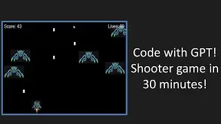 Code with ChatGPT –  Shooter game in 30 minutes!