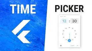 Flutter TimePicker Widget