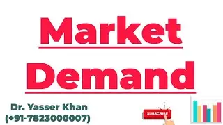 Market Demand | Meaning Of Market Demand | Theory Of Demand | Market Demand Schedule | Demand