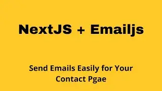 Sending email in NextJS using Emailjs