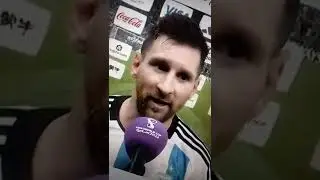 Argentina 2 Mexico 0 / Declaraciones de Messi hoy