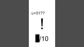 Rating Unicode Characters | Part 2