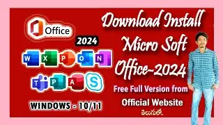 Download and Install MS Office 2024 from Official Website in Windows 10 l 11