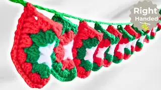Crochet Christmas Advent Calendar Pattern - Mini Stocking