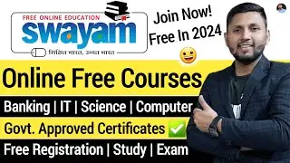 Swayam Free Online Courses With Certificate | Swayam Courses Online | NPTEL Courses | Free Courses