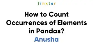 How to Count Occurrences of Elements in Pandas?