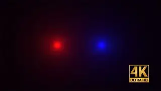 Light Effect Template | Police car light |Red Green Blue Tunnel lights | RGB | Sound Effects | 4K