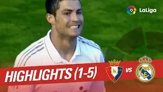 Resumen de Osasuna vs Real Madrid (1-5) 2011/2012