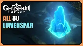 ALL 80 Lumenspar Locations | Genshin Impact