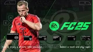 FIFA 2025 PPSSPP ANDROID OFFLINE| EA FC 25 PSP ALL FULL KITS 25 & TRANSFERS BEST GRAPHICS
