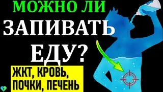 Можно ли Пить Во Время Еды? Можно ли запивать еду? (очень понятное объяснение!!!)