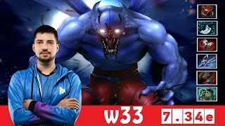 [DOTA 2] w33 the NIGHT STALKER [OFFLANE] [7.34e]