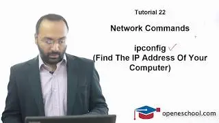 Windows Command Line Tutorials - Tutorial 22 - ipconfig command