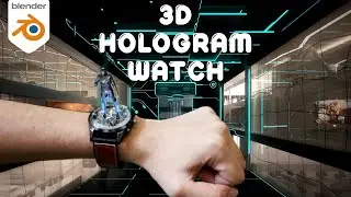 3D Hologram Watch Effect || Blender Motion Tracking || Geo Tracker