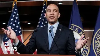 WATCH LIVE: House Minority Leader Jeffries holds news conference as Harris campaign weighs VPs