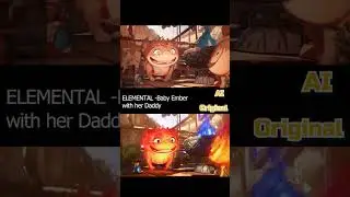 AI Reanimates ELEMENTAL Baby Ember With Daddy Cuter Moments😊