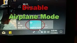 How to Disable Airplane mode on Windows 10 Laptop