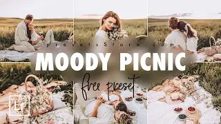 Moody Picnic — Mobile Preset Lightroom | Tutorial | Download Free | Nature Preset | Dramatic Preset