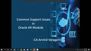 Common Support issues in Oracle AR Module