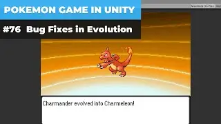 Make A Game Like Pokemon in Unity | #76 - Bug Fixes in Evolution & Level Up