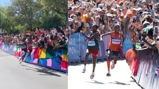 Siffan Hassan pushed Tigist Assefa on Womens Marathon, Siffan Gold Medal Disqualify, Olympic Paris