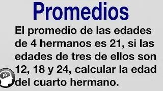 Promedios ejercicio resuelto