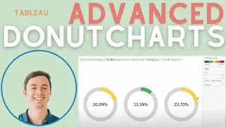 Advanced Tableau Donut Charts | Dynamic Colors, Swap Fields