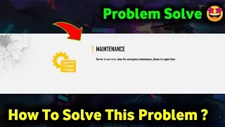 Server is Currently Down For Emergency Maintenance New Problem 😢||How To open Game ?||Abhinav Gaming