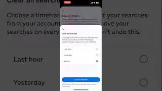 Clear Instagram Search History #instagram #history
