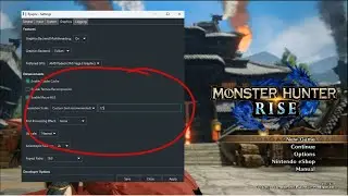 HOW TO CHANGE CUSTOM RESOLUTION ON RYUJINX | MONSTER HUNTER RISE