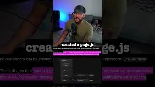 Know This About Next JS Private Folders #nextjs #javascript #webdevelopment